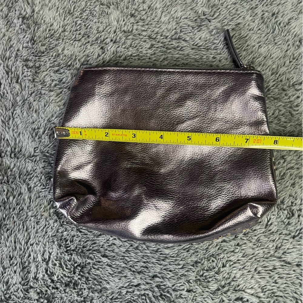 METALLIC LASER CUT COSMETICS MAKEUP BAG - Picture 3 of 5